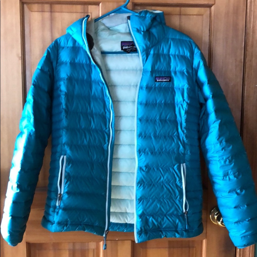 Patagonia hooded down jacket
